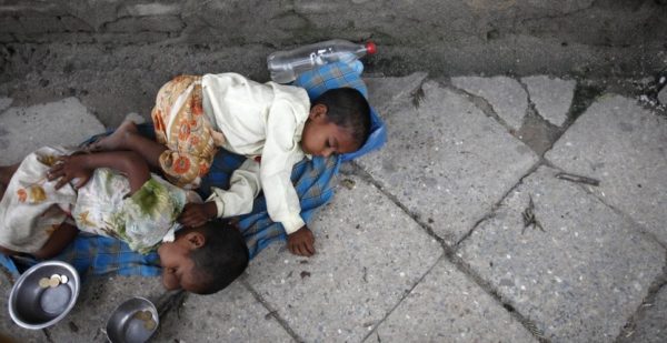 Nepalese homeless children